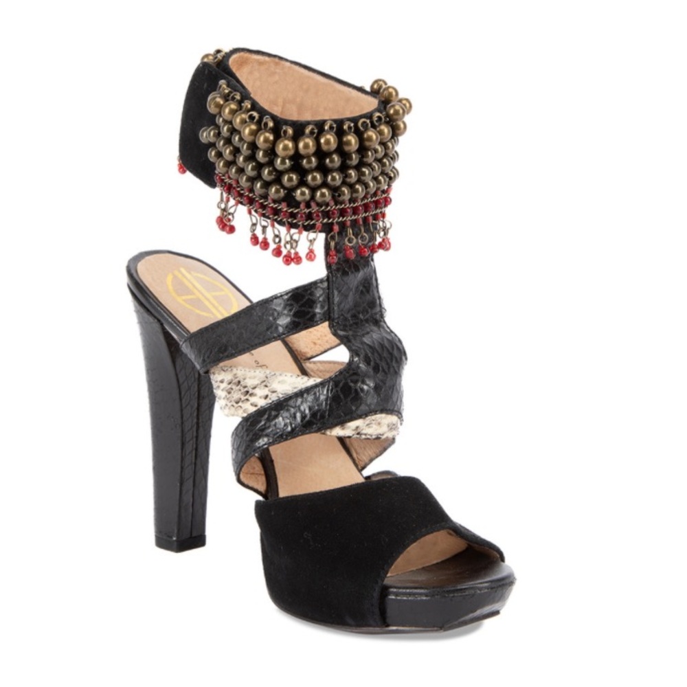 House of Harlow 1960 Open Toe Sandal Heels